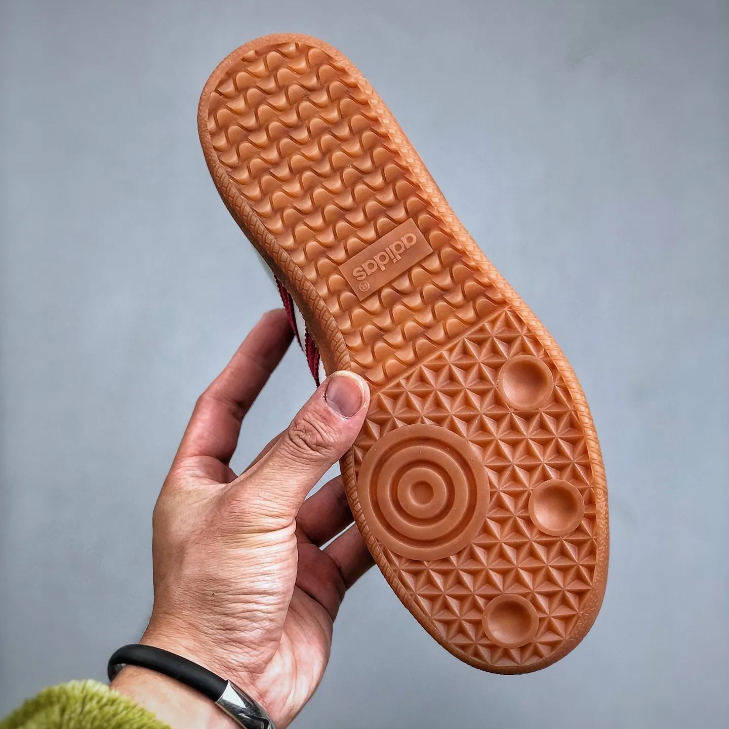 Sporty & Rich × adidas Originals Samba OG "White/Burgundy"（IF5660）