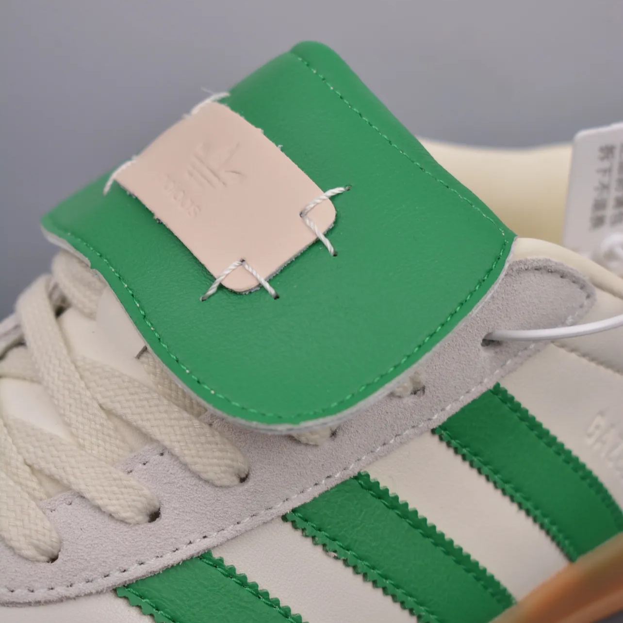 FOOT INDUSTRY × adidas Originals Gazelle Indoor "Off White/Green"（ID3518）