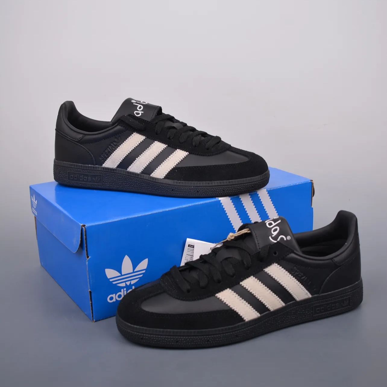 SHUKYU × E-WAX × adidas Originals Handball Spezial "Core Black"（HP6695）