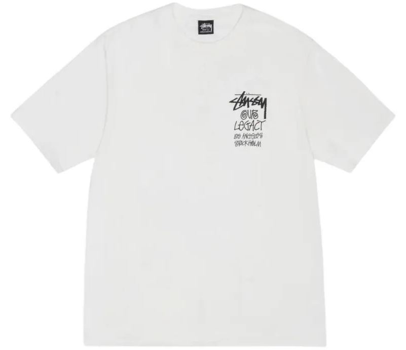 Stussy x Our Legacy Ol Surfman Pigment Dyed Tee“white"（3903857）