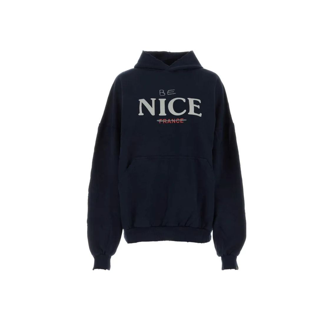 BALENCIAGA lettered hooded sweatshirt（33PFTU77 ）