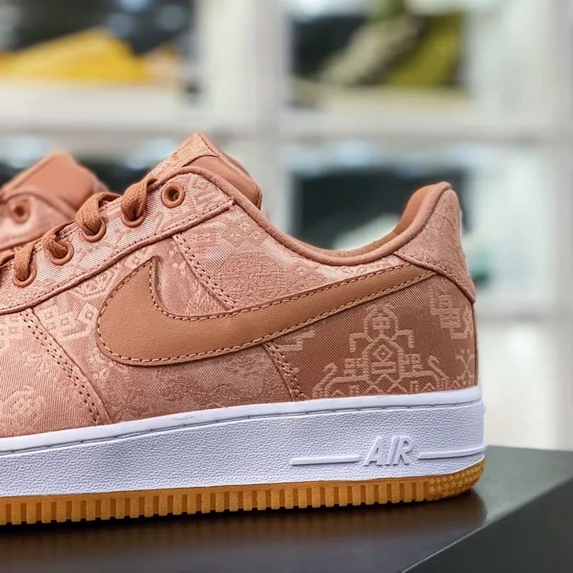 CLOT × Nike Air Force 1 Low " Rose Gold/White"(CJ5290-600)