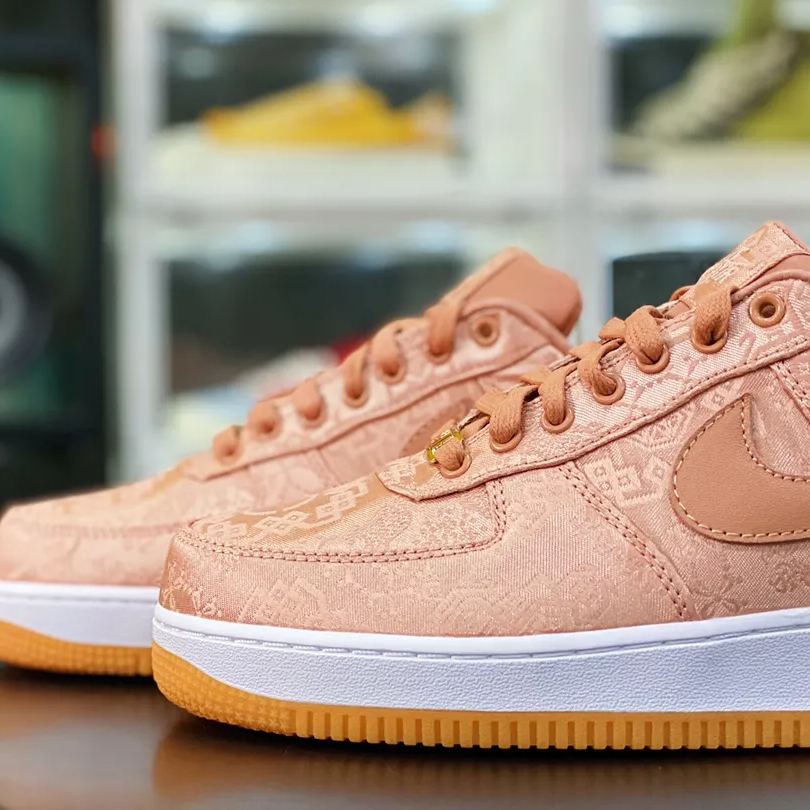 CLOT × Nike Air Force 1 Low " Rose Gold/White"(CJ5290-600)
