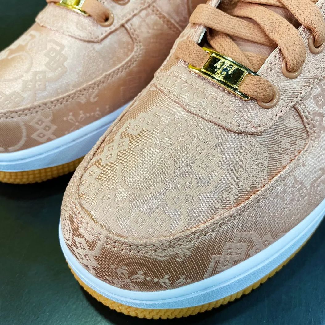 CLOT × Nike Air Force 1 Low " Rose Gold/White"(CJ5290-600)