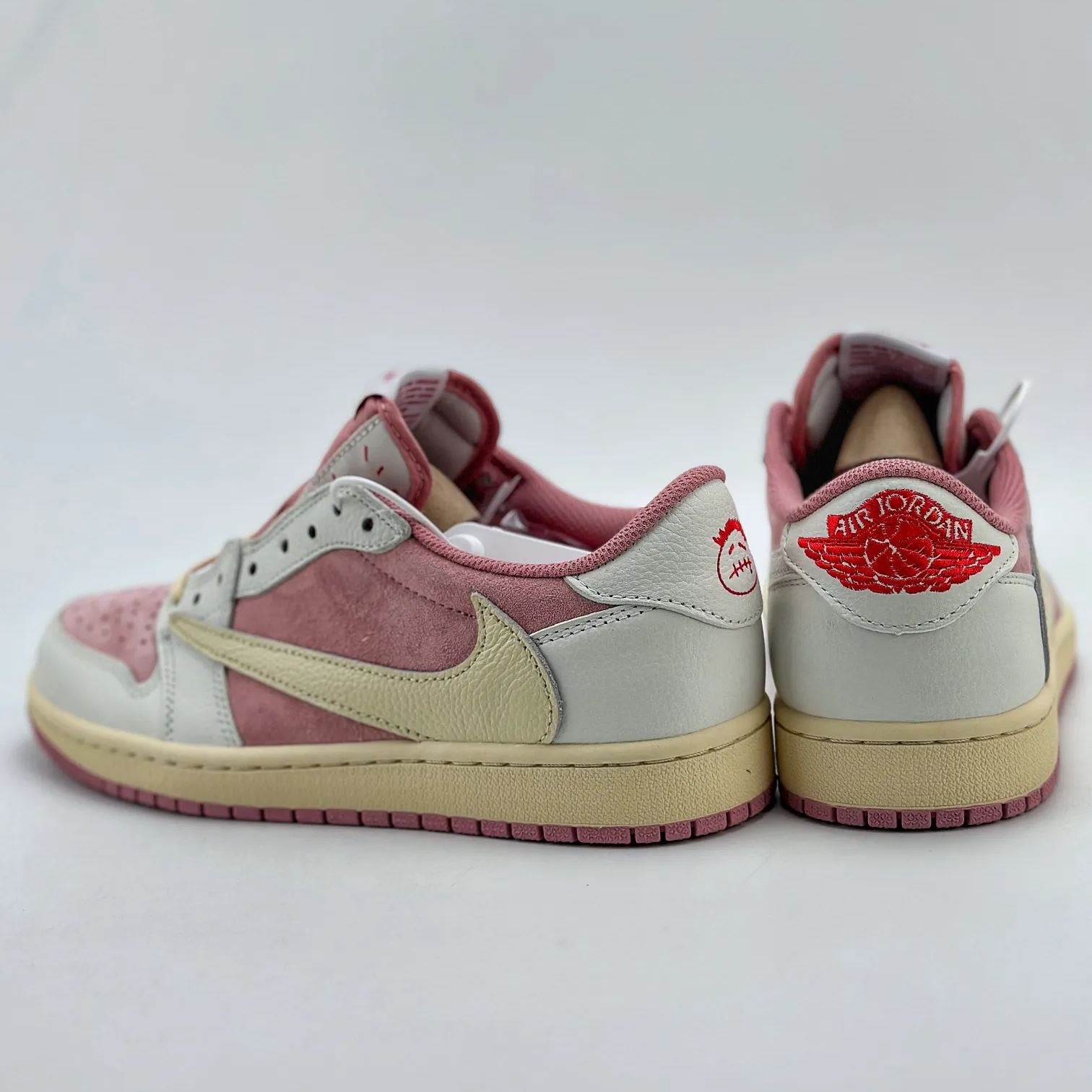 Travis Scott × Nike Air Jordan 1 Low OG SP ‘Pink White’(DM7866)