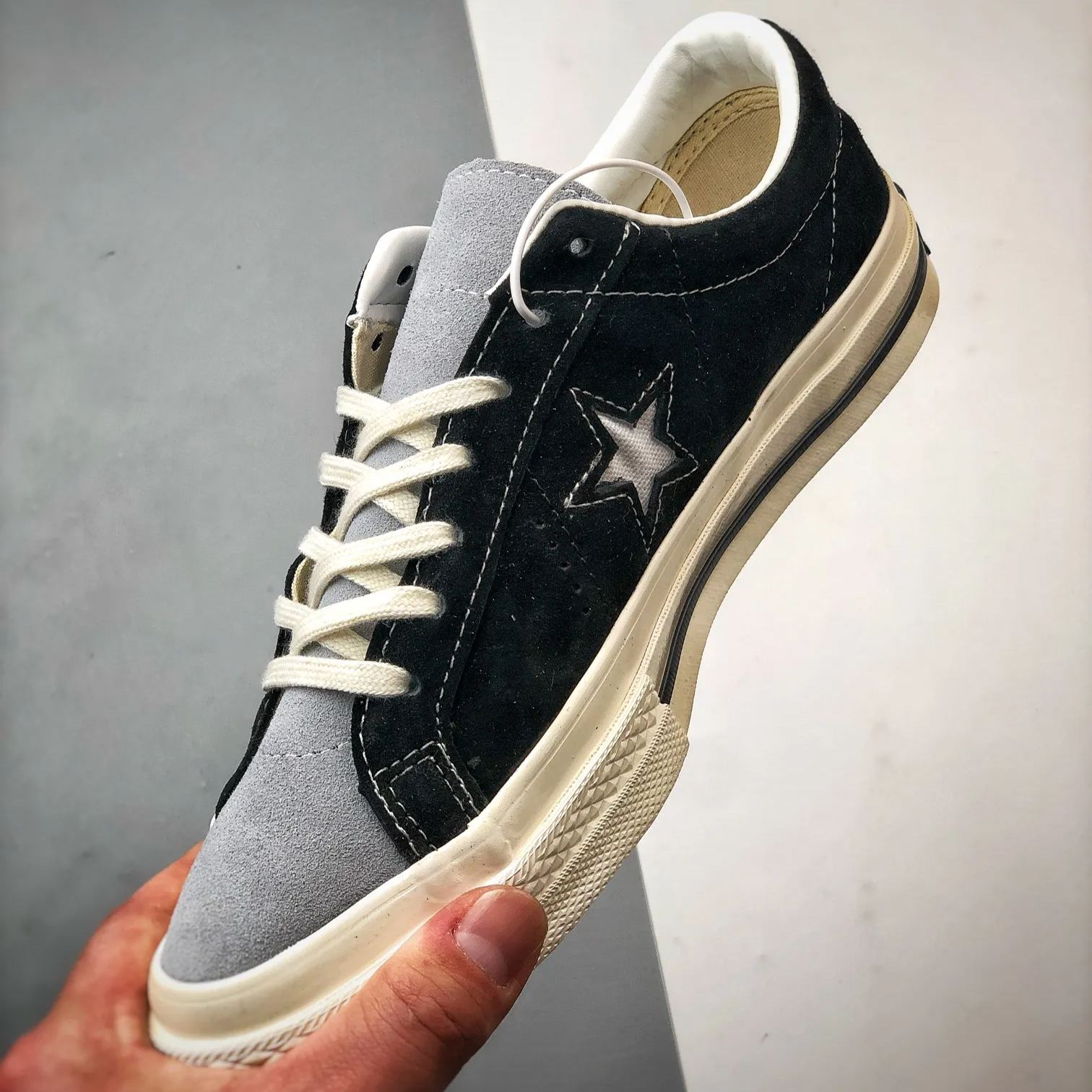 SOMA × Converse One Star J VTG Suede TimeLine "Black/Grey"（35200610）