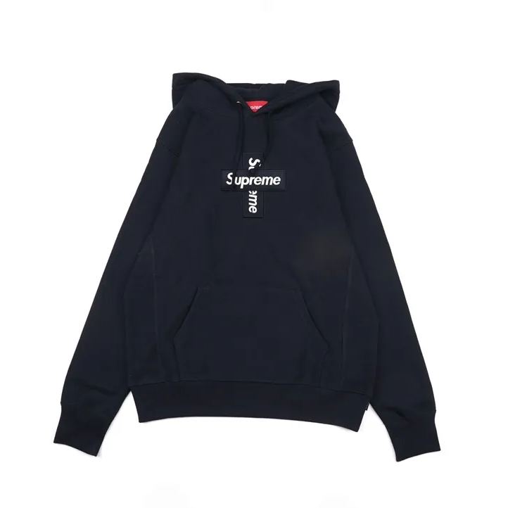 Supreme Week 15 Cross Box logo Hooded Sweatshirt Logo badge hooded swe