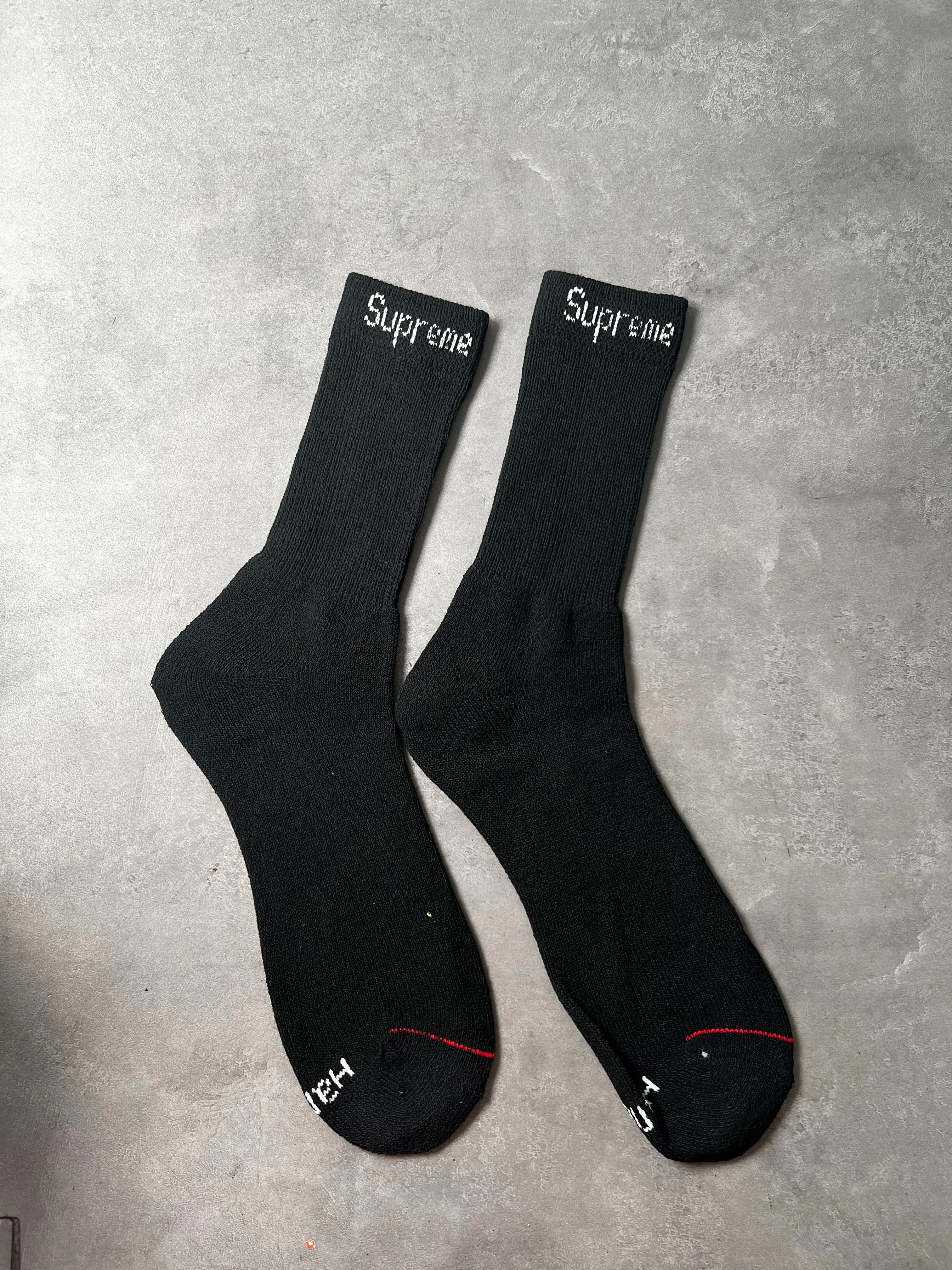 Supreme / Hanes Crew Socks (4 Pack) "White"（SUP-SS21-068）