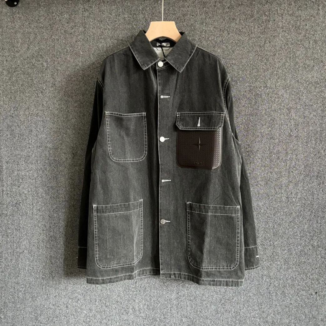  DIOR AND STONE ISLAND  jacket（493D496A385X-C987）