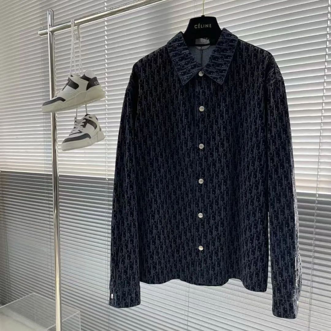 Dior Overshirt cotton blend twill（033D490M321X_C585）