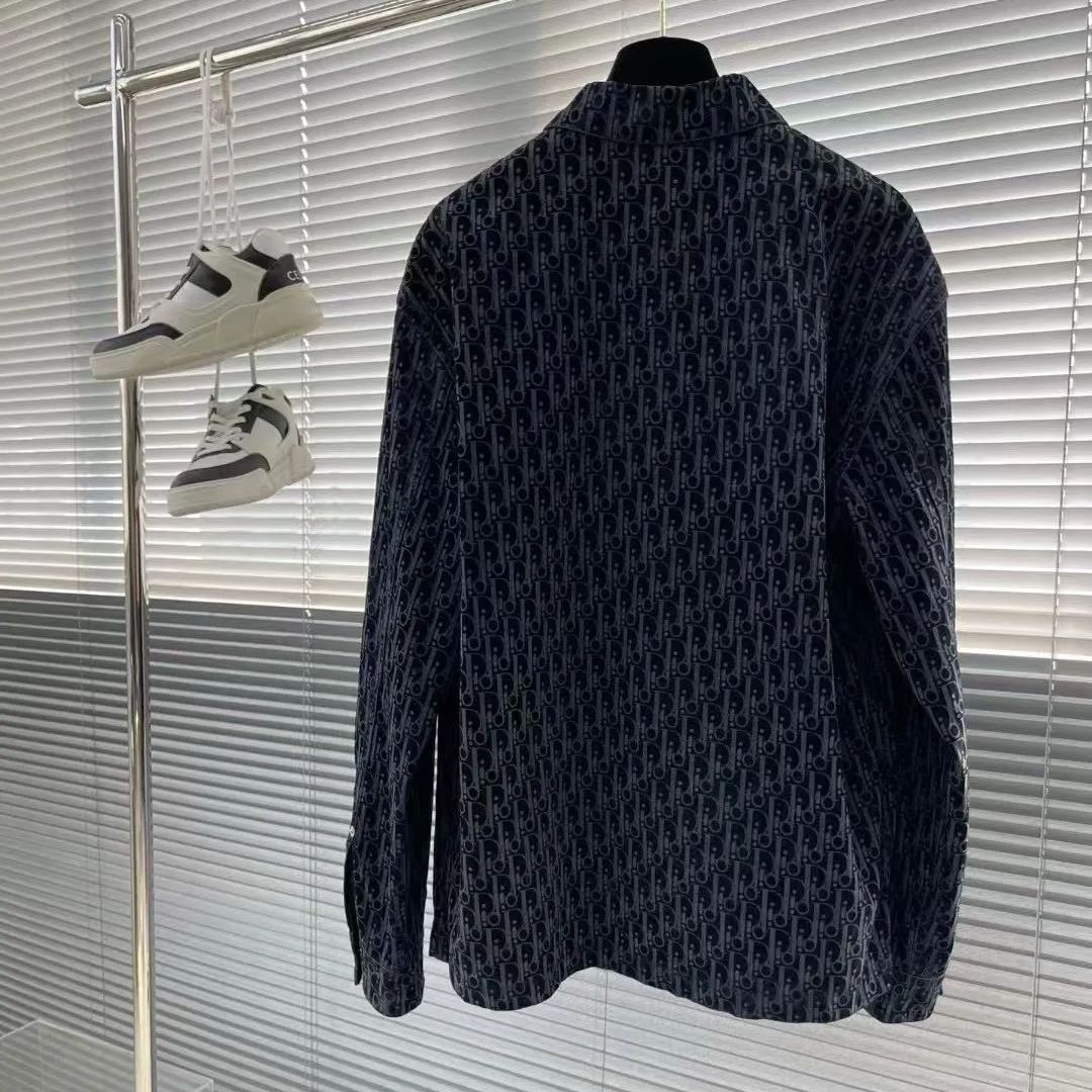 Dior Overshirt cotton blend twill（033D490M321X_C585）