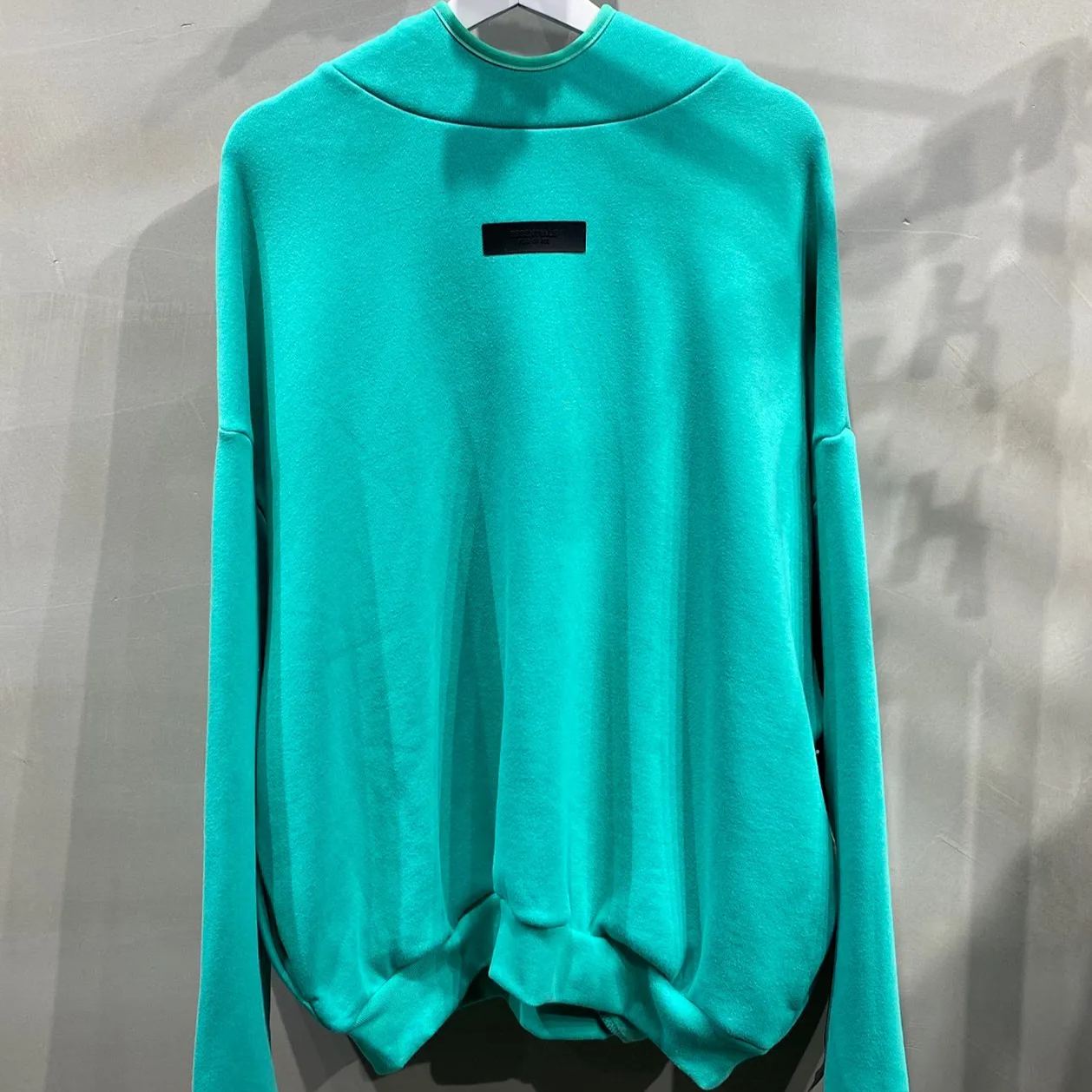 Fear of God Essentials Pullover Hoodie 'Mint Leaf'（192SP242052F）