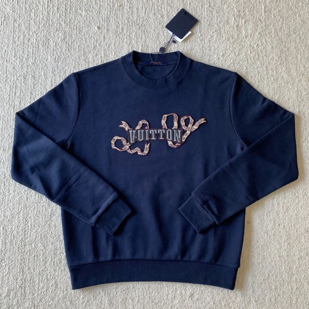 Louis Vuitton Embroidered cotton crewneck（1AGJXW）