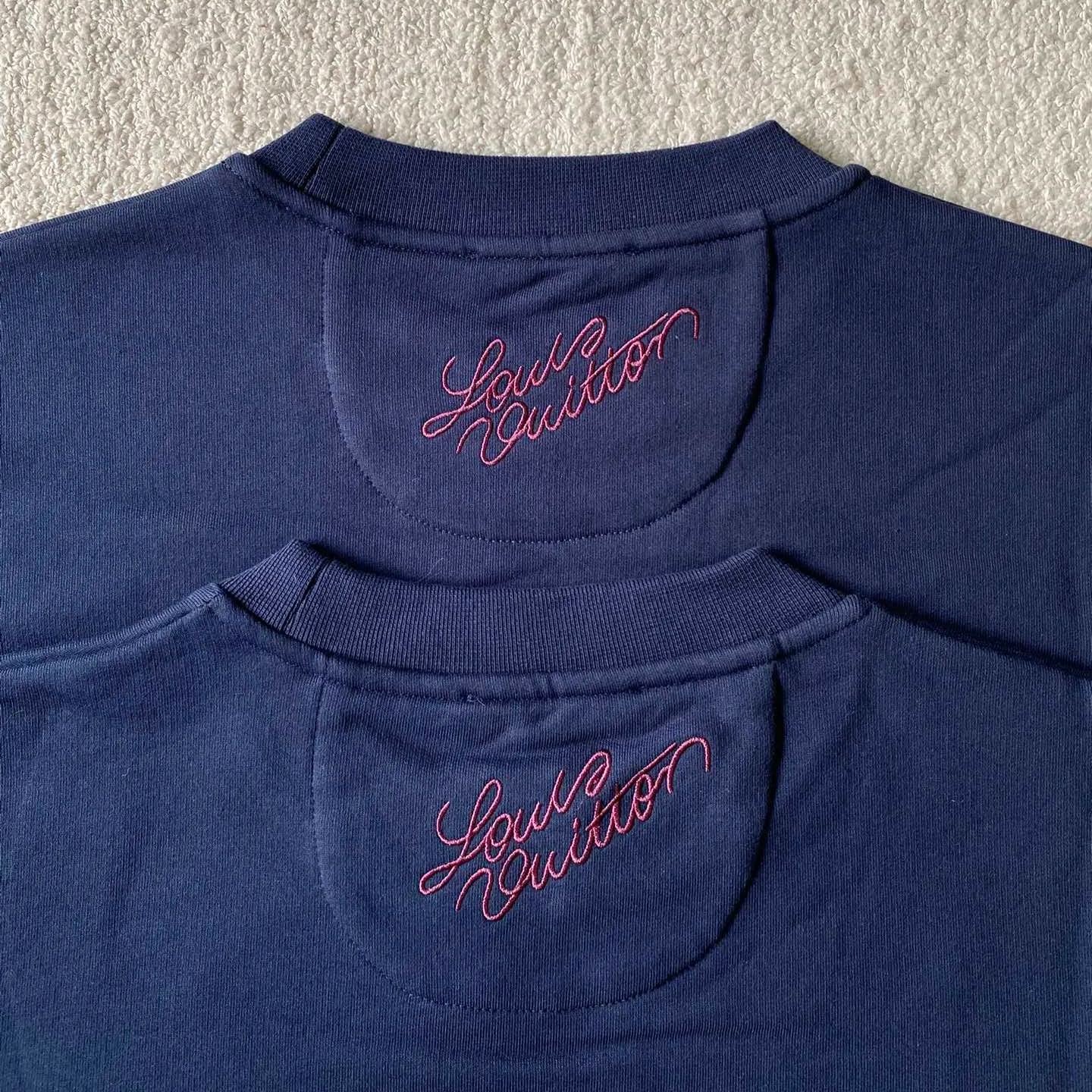 Louis Vuitton Embroidered cotton crewneck（1AGJXW）