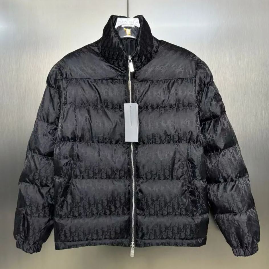Dior Oblique technical jacquard  Puffer jacket（943C449A4462-C989）