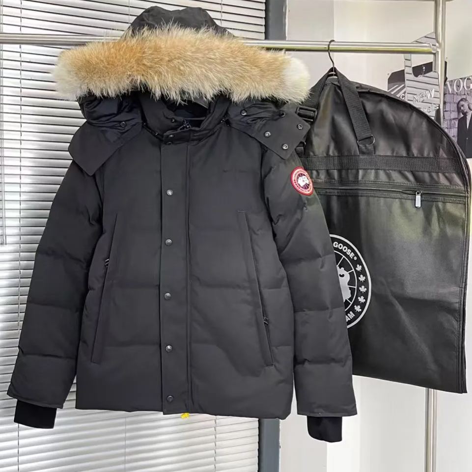 Canada Goose Expedition Series Hooded Fur Collar Parker Down Jacket（18