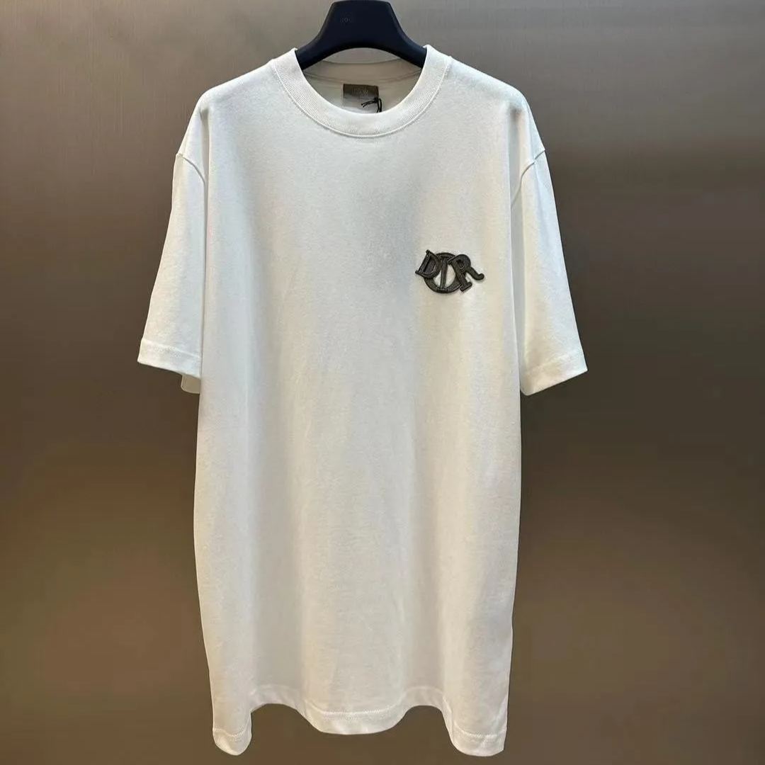 Dior Charm T-shirt (relaxed fit) Cotton jersey（513J696D0554_C088）