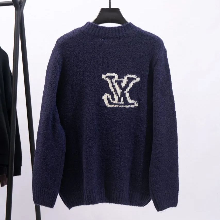 Louis Vuitton LV Intarsia Crewneck Navy（1A96KK）