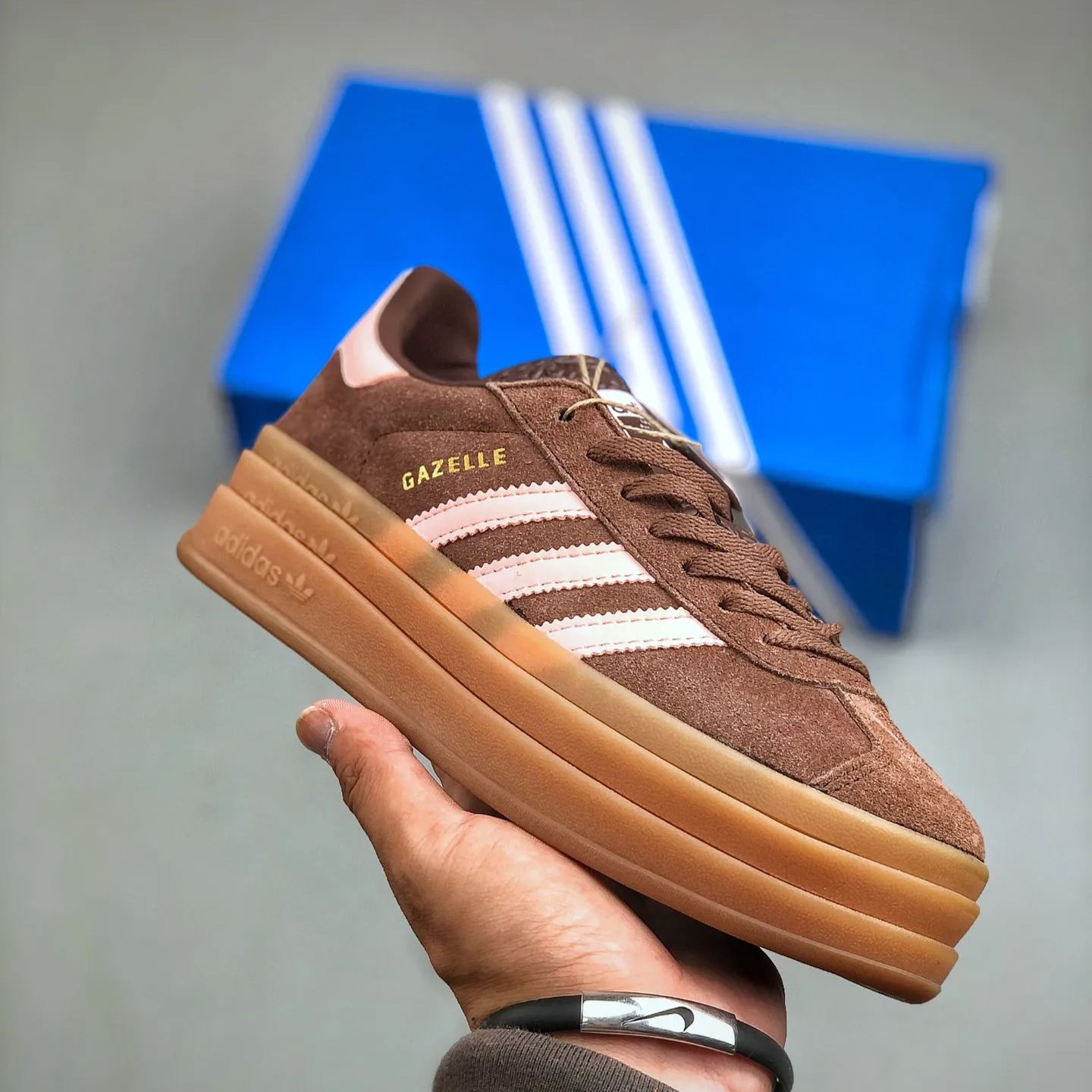 ADIDAS Originals GAZELLE BOLD W Chocolate Pink（JI0326）