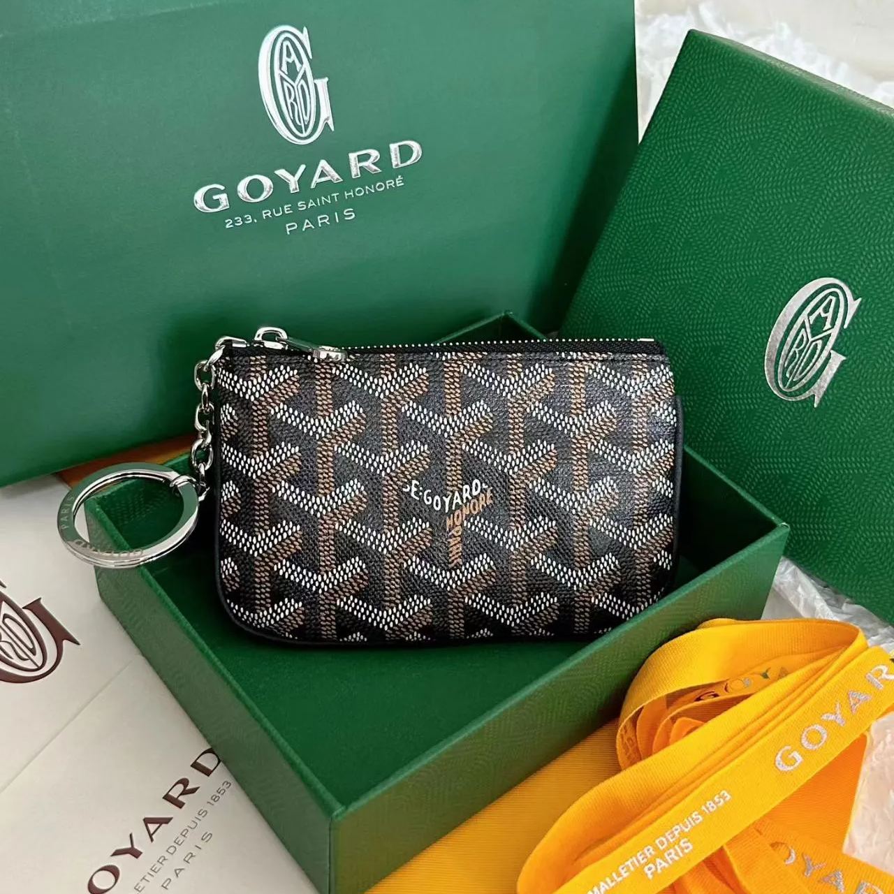 GOYARD Sena Nano Key Pouch Coin Case （SENAPCNANTY-01CL03P）