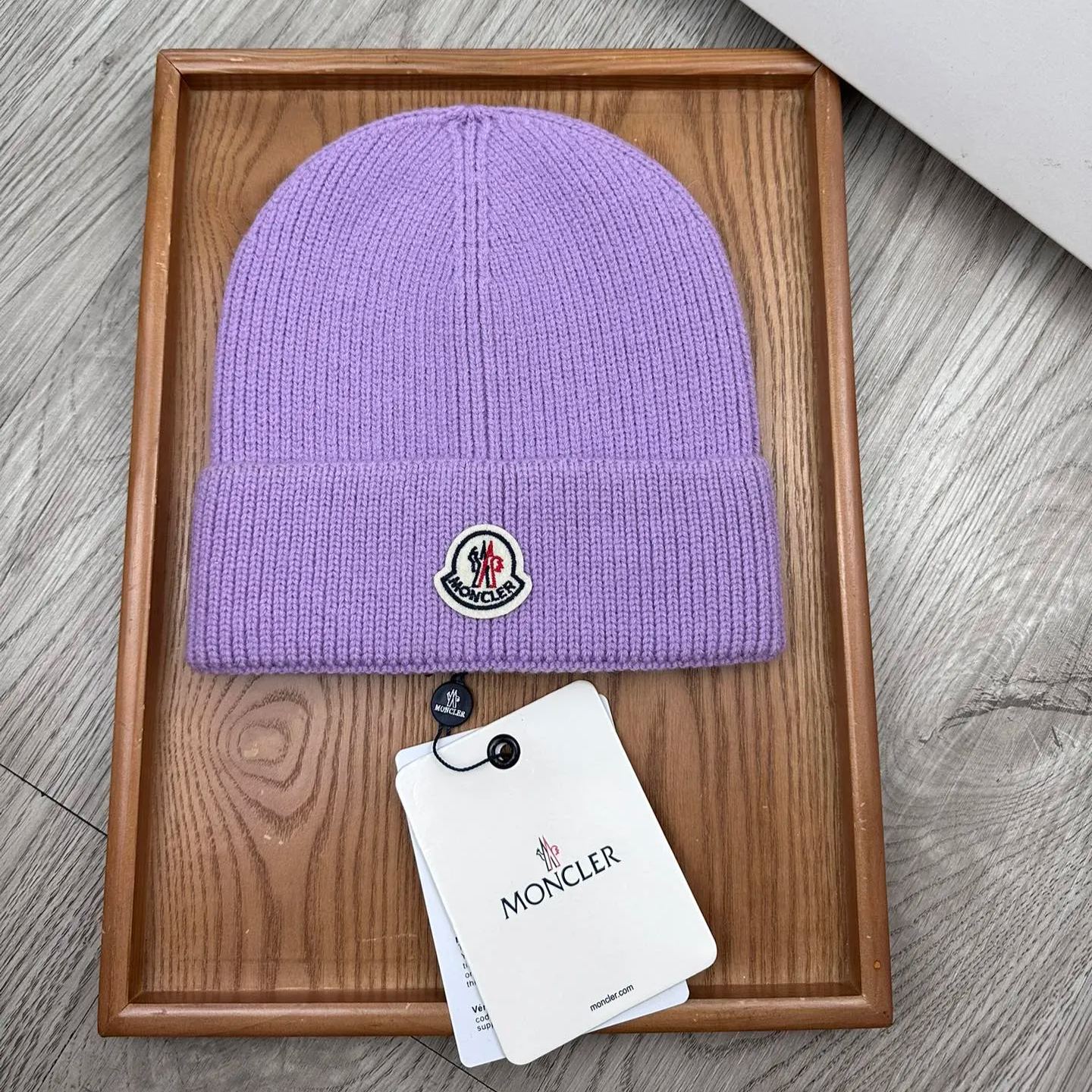 MONCLER Ribbed Knit Wool Beanie（9Z70600A9146）ウール（17色展開）