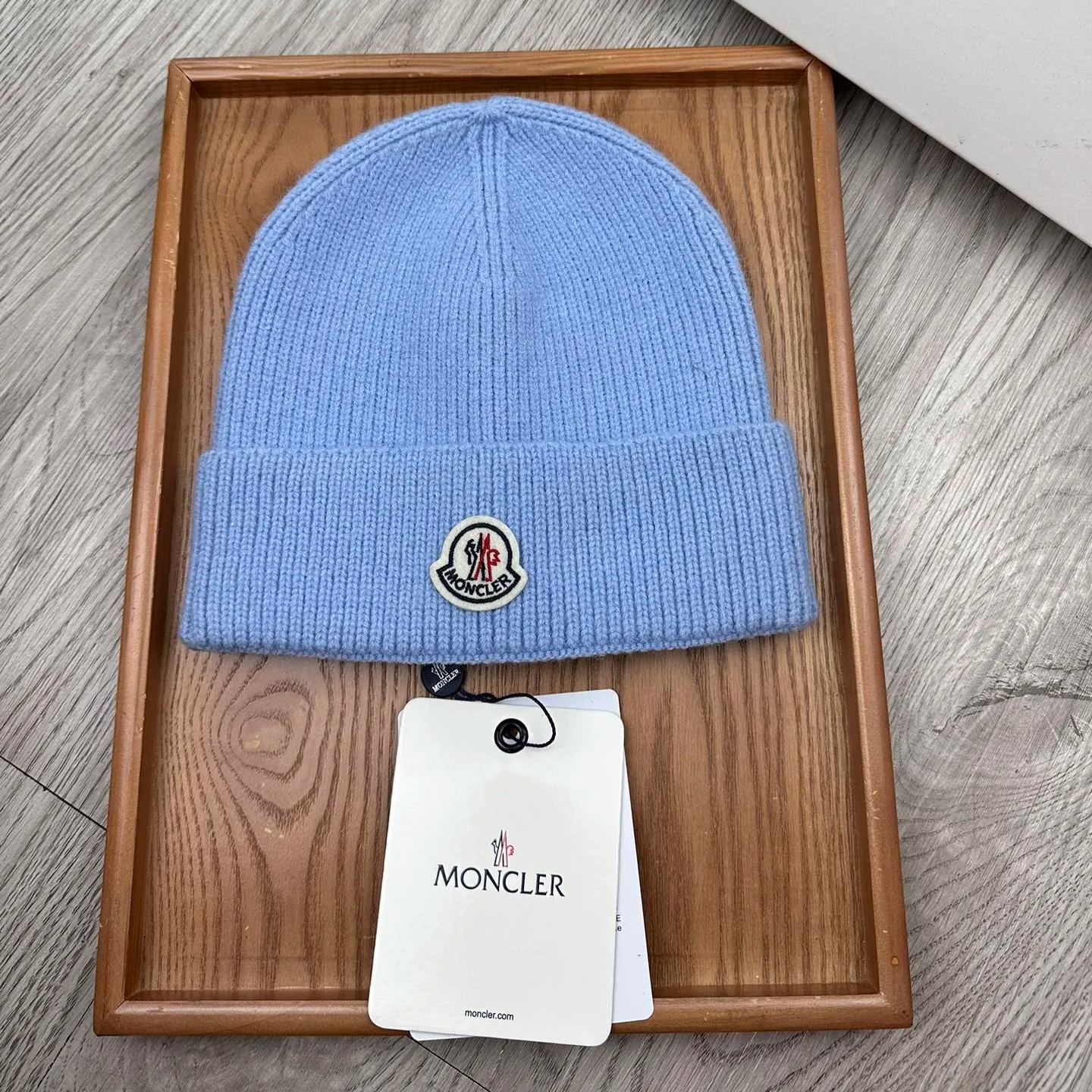 MONCLER Ribbed Knit Wool Beanie（9Z70600A9146）ウール（17色展開）