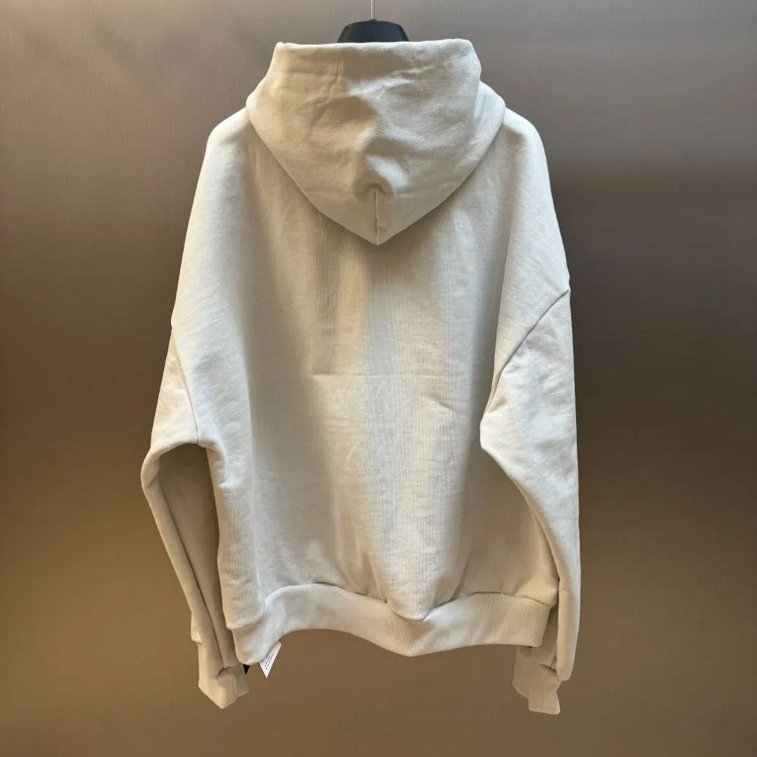 BALENCIAGA x Under Armour Women's Zip-Up Hoodie Regular Fit "White/Black"（803264TRVB89081）