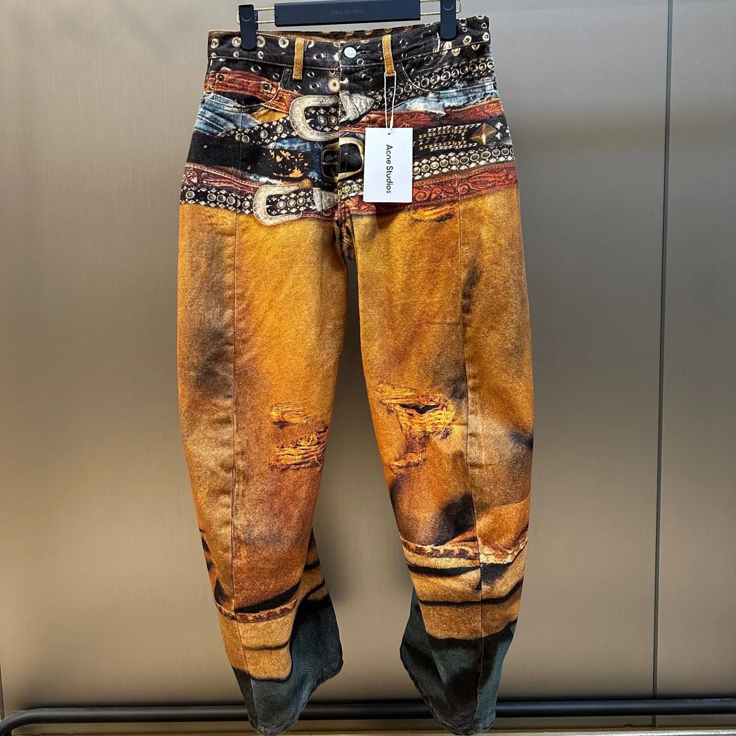 Acne studios Loose fit jeans - 2006M - Rust orange (FN-MN-TROU001074）