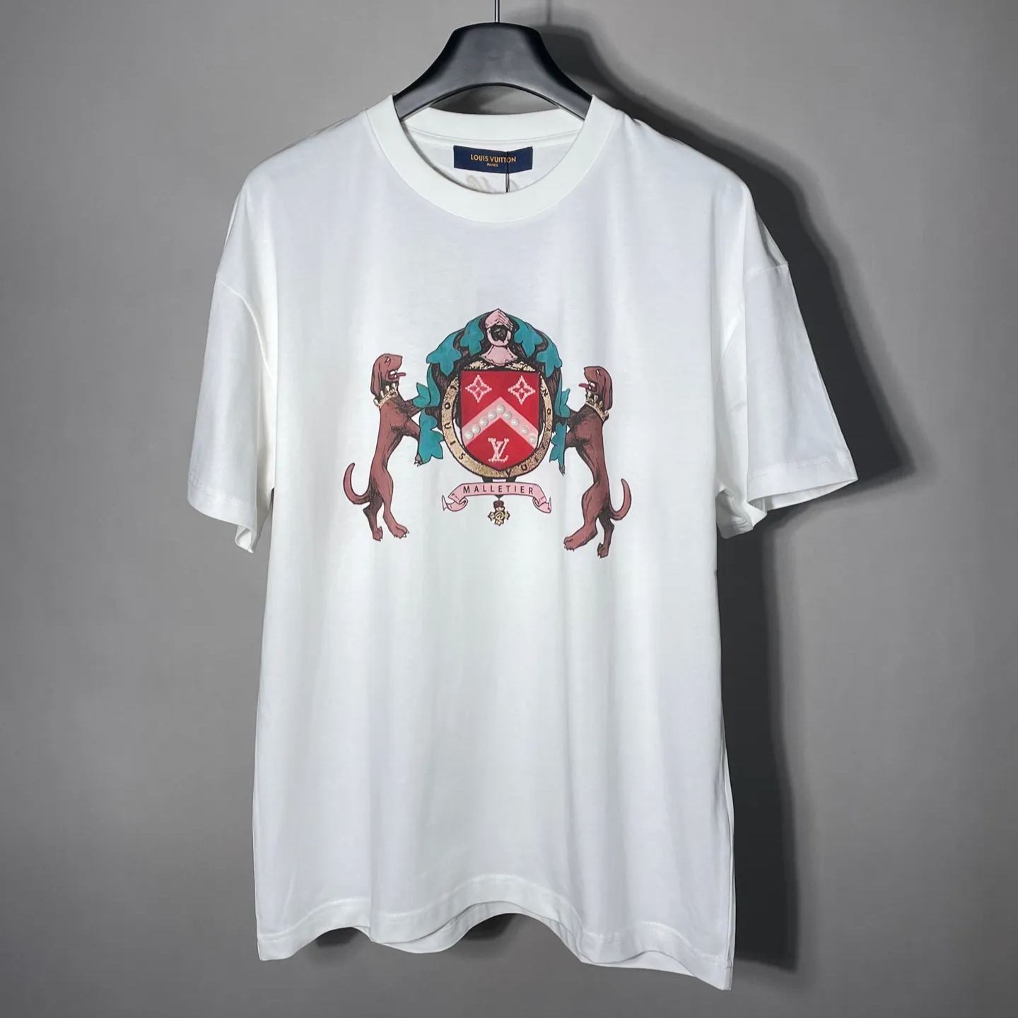 Louis Vuitton Embellished Cotton T-shirt（1AGJZM)
