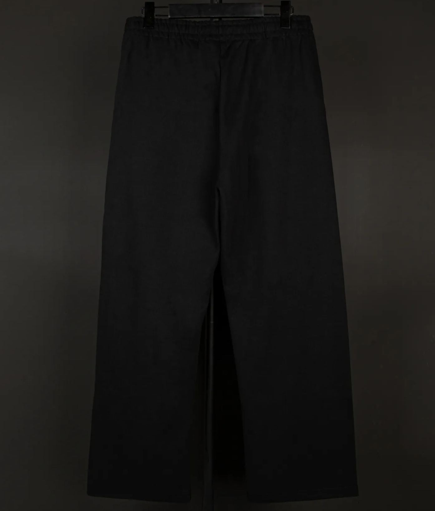 Balenciaga Stencil Type Baggy Sweatpants 'Black Grey'(771081TQVA41750）