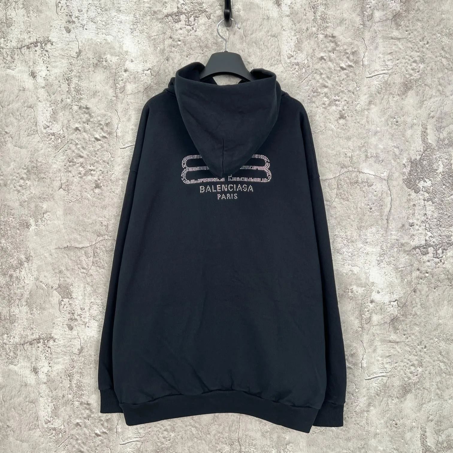 Balenciaga FELPA BB STRASS IN COTONE（739024DTOVU91055）