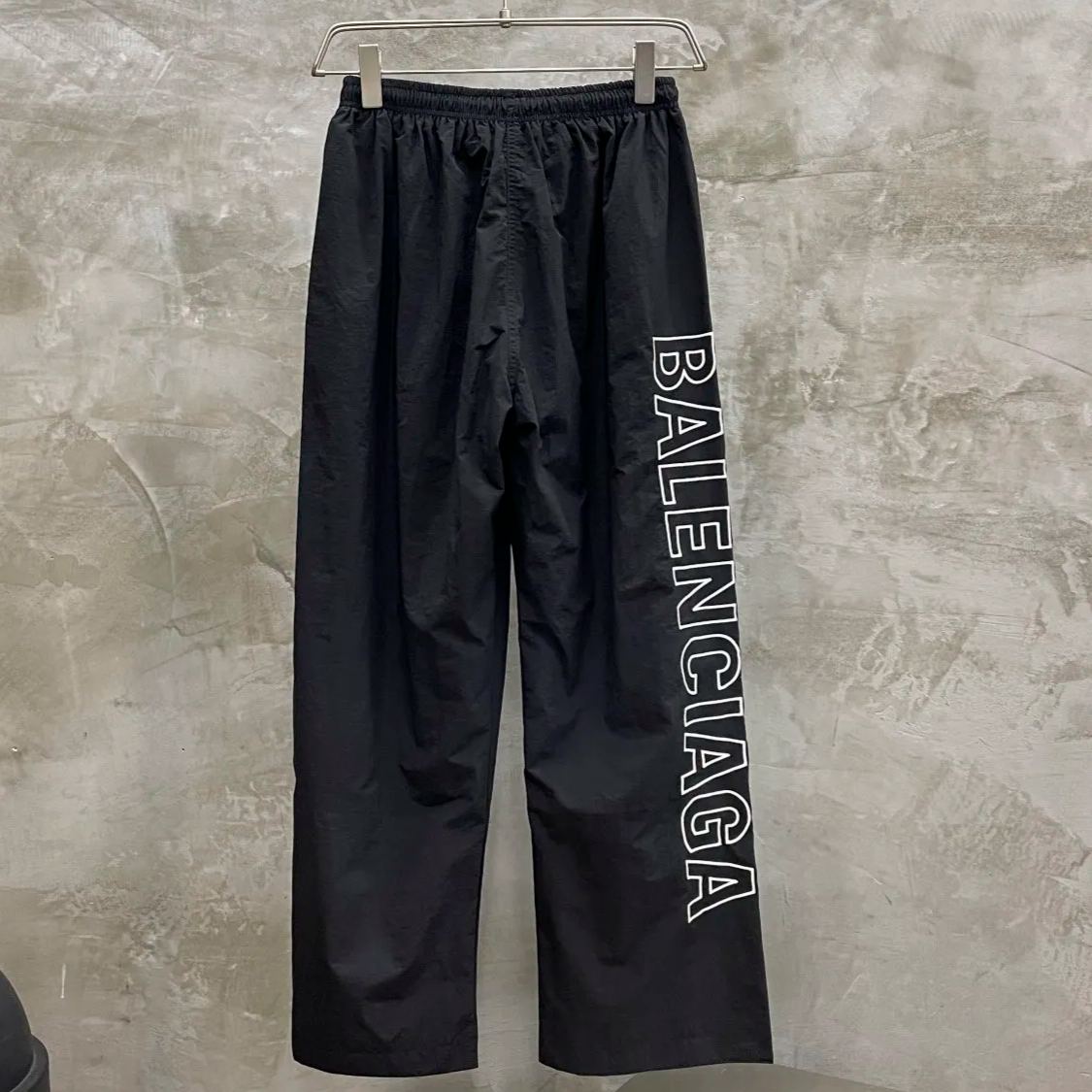 Balenciaga Embroidered Lounge Pants 'Black'（768829TNO791000）