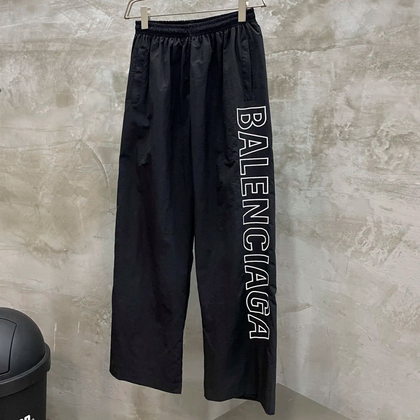 Balenciaga Embroidered Lounge Pants 'Black'（768829TNO791000）