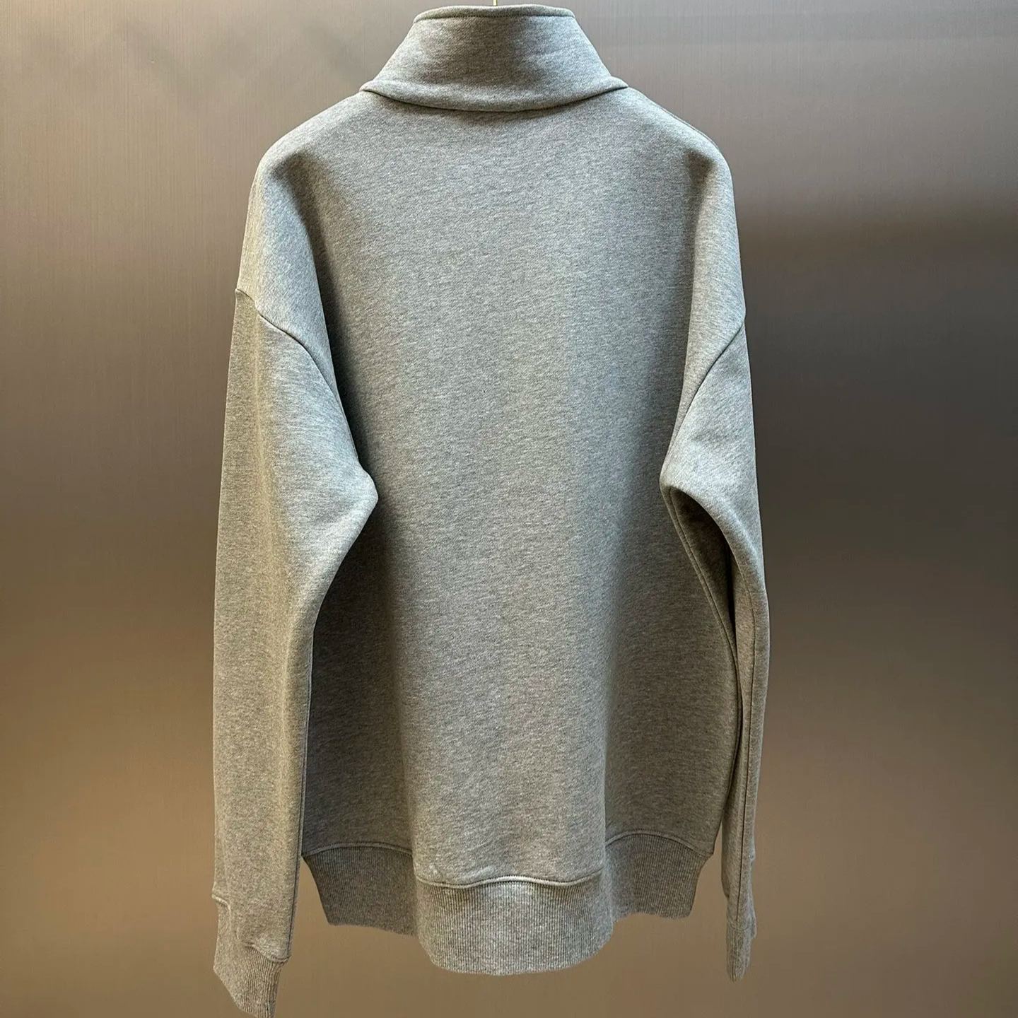 Dior Grey 'CD Icon' Half-Zip Sweatshirt（513J635A0531-C878）