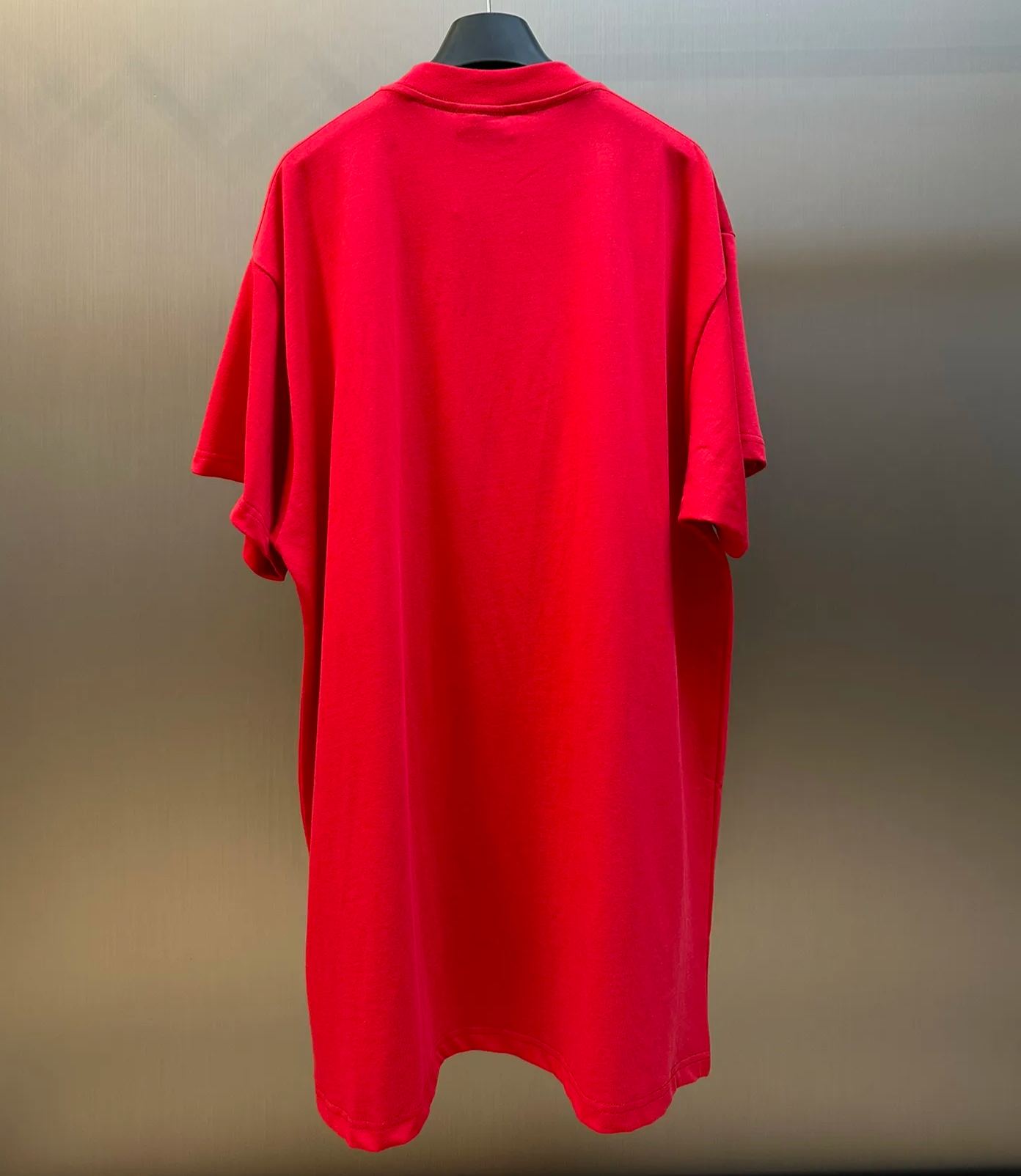 BALENCIAGA Enjoy Paris T-Shirt Oversized in Vintage Jersey "Faded Red" (787349TRVM16303）