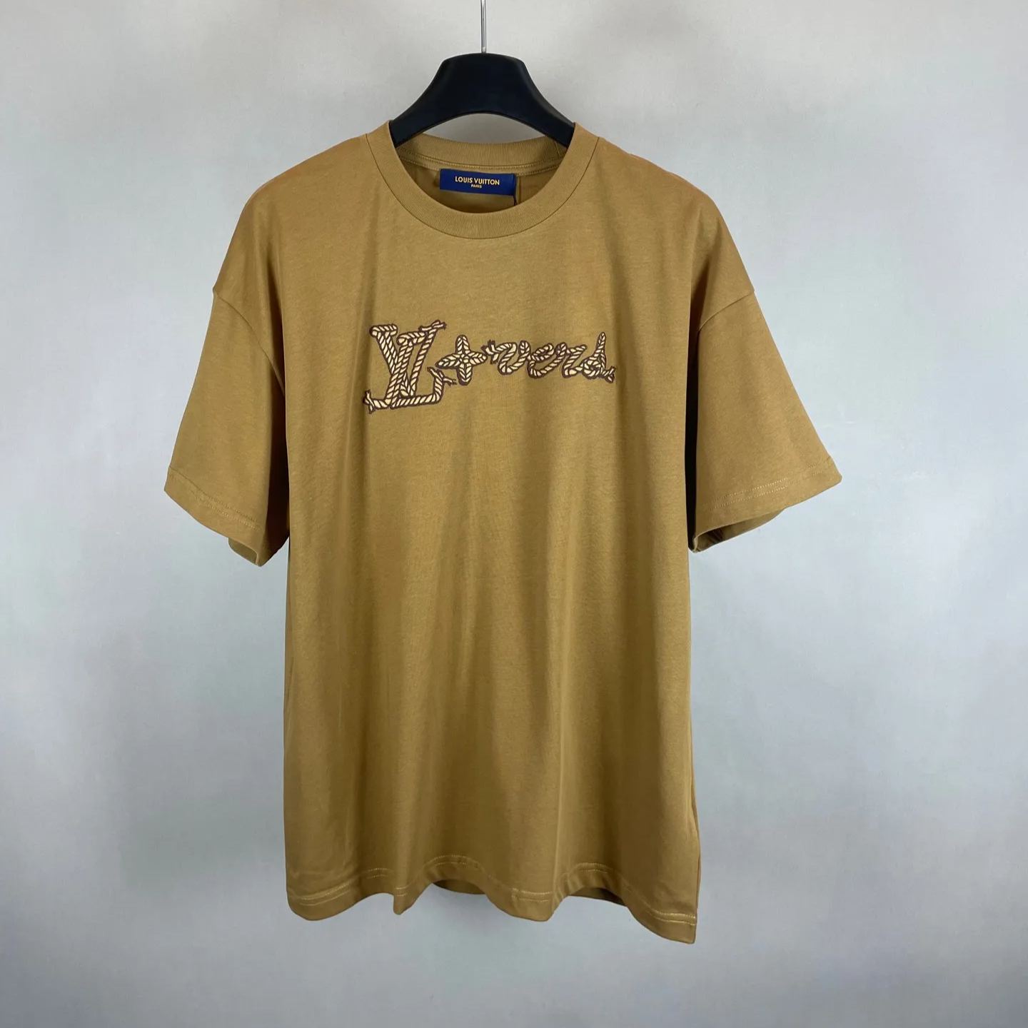 Louis Vuitton Embroidered Signature Cotton T-Shirt（1AFXP1）