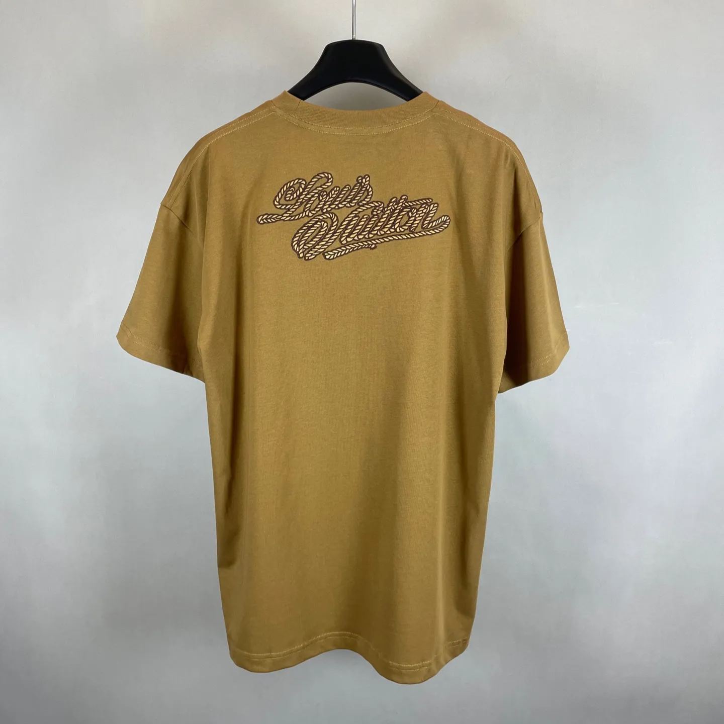 Louis Vuitton Embroidered Signature Cotton T-Shirt（1AFXP1）