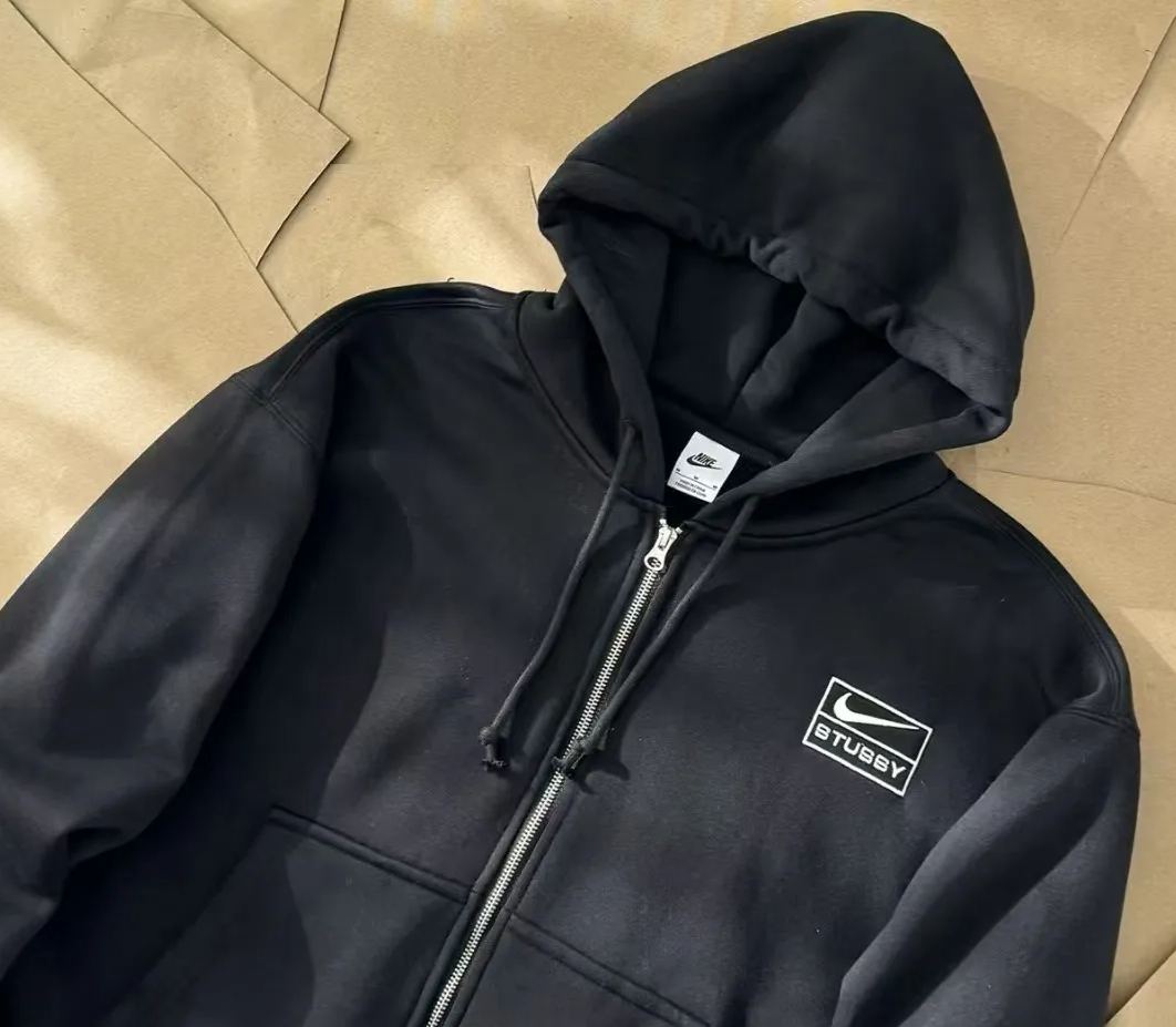 Nike x Stussy Washed Fleece Hoodie Nike x Stussy Washed Fleece Hoodie