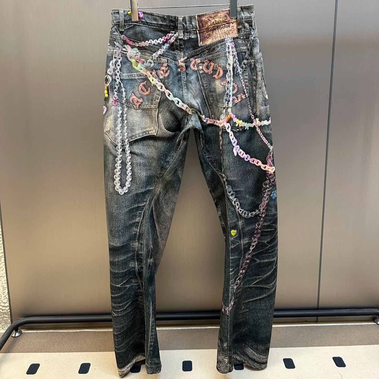 Acne Studios  Loose fit jeans (BK0683-MID BLUE）