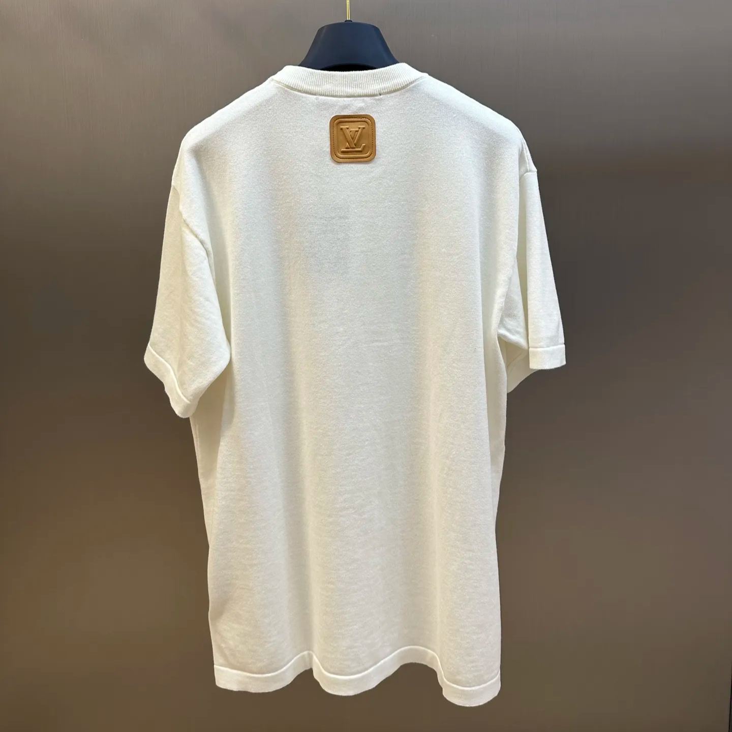 Louis Vuitton VVN Patch Short Sleeve Cotton Crewneck（1AAGME）