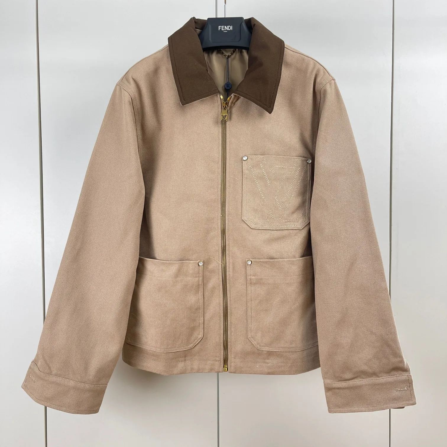 Louis Vuitton Workwear cotton canvas blouson（1AGITA）