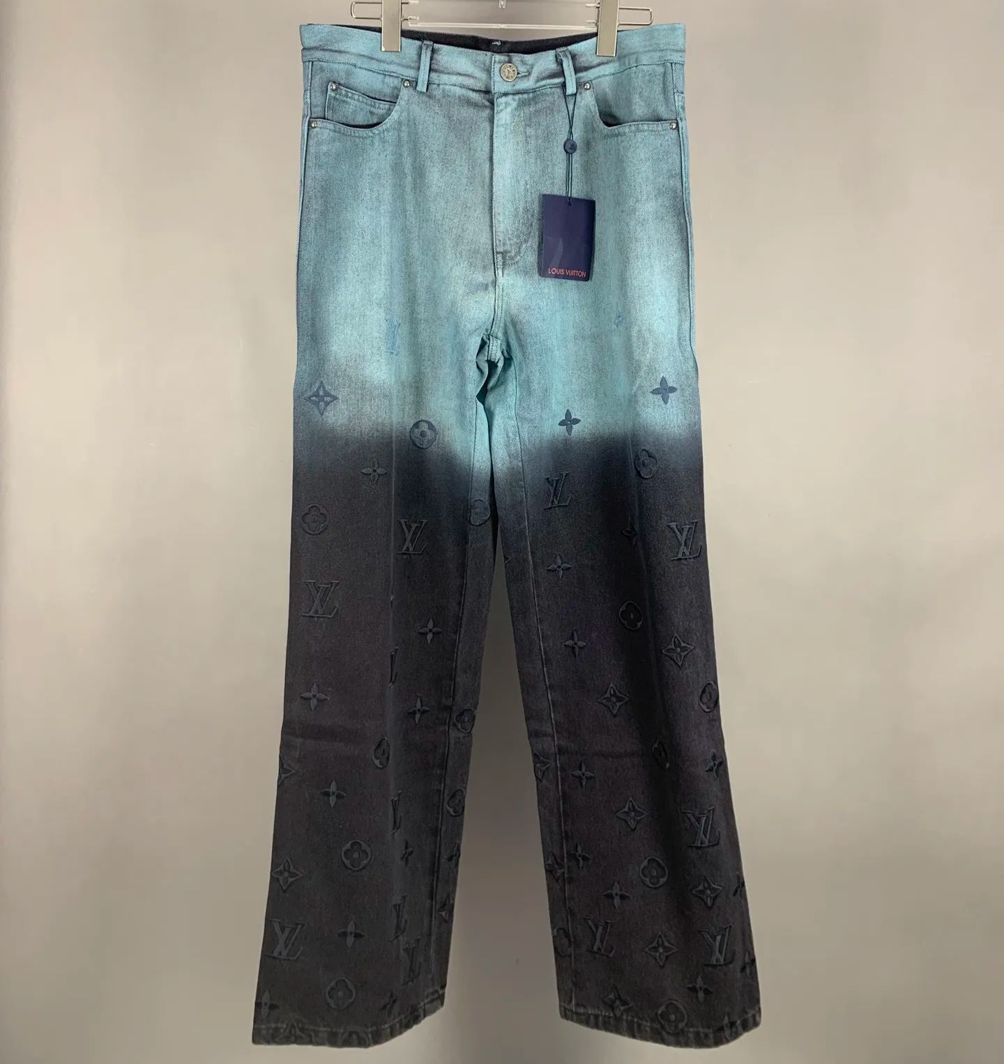 LOUIS VUITTON  Embroidered Denim Pants（1AFAD4）