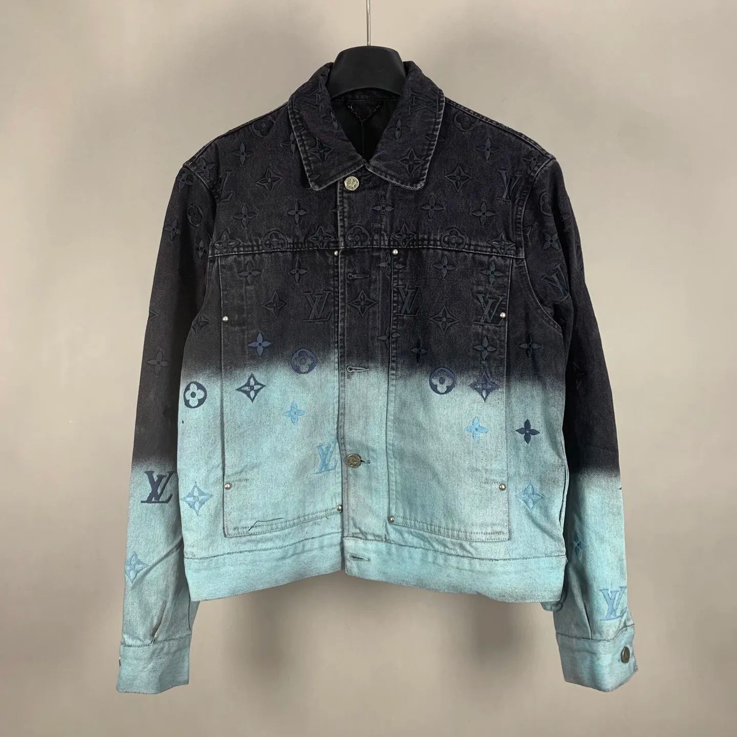 Louis Vuitton Embroidered Denim Blouson（1AF776）