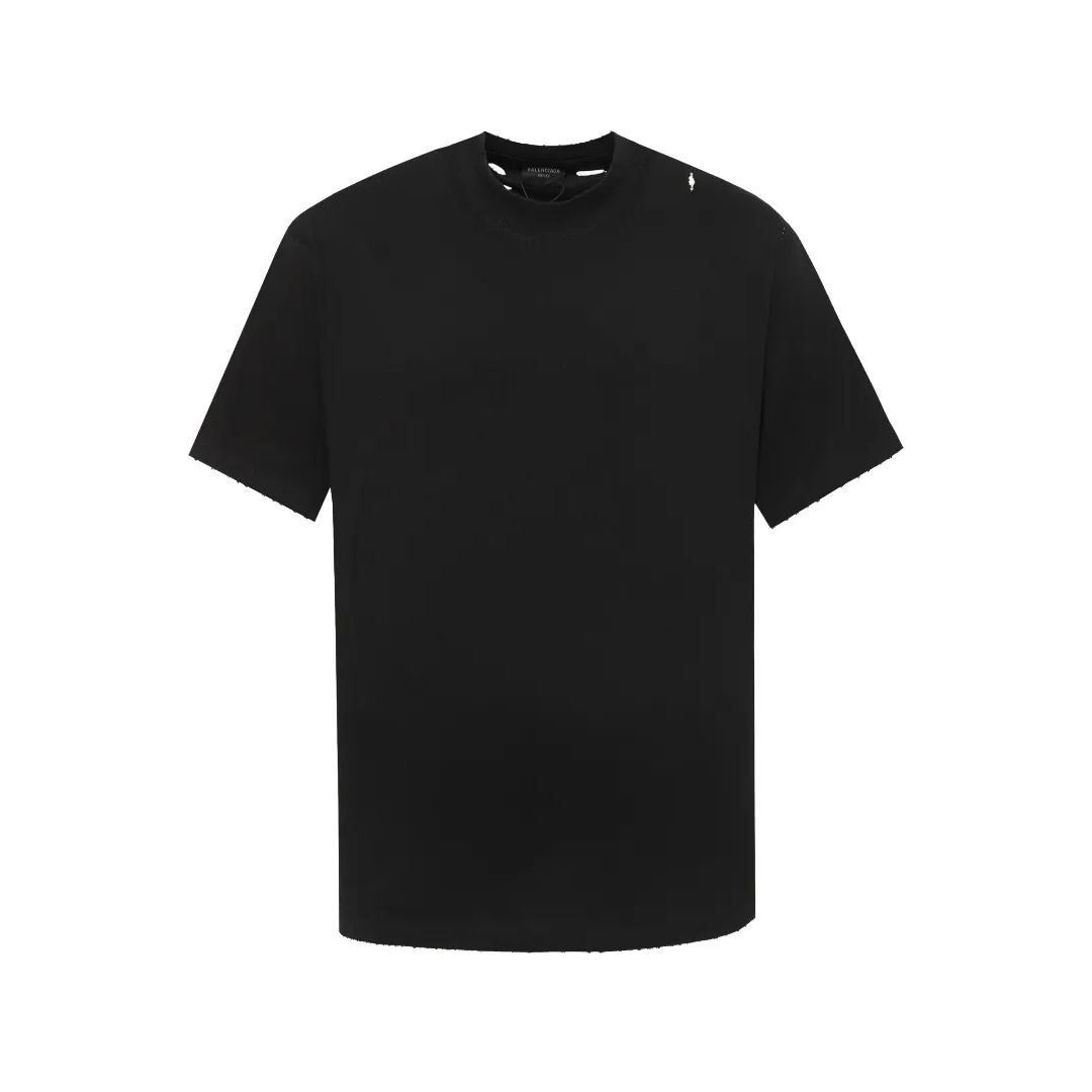 Balenciaga T-shirt in cotone nero cod（764235TQVJ81569）