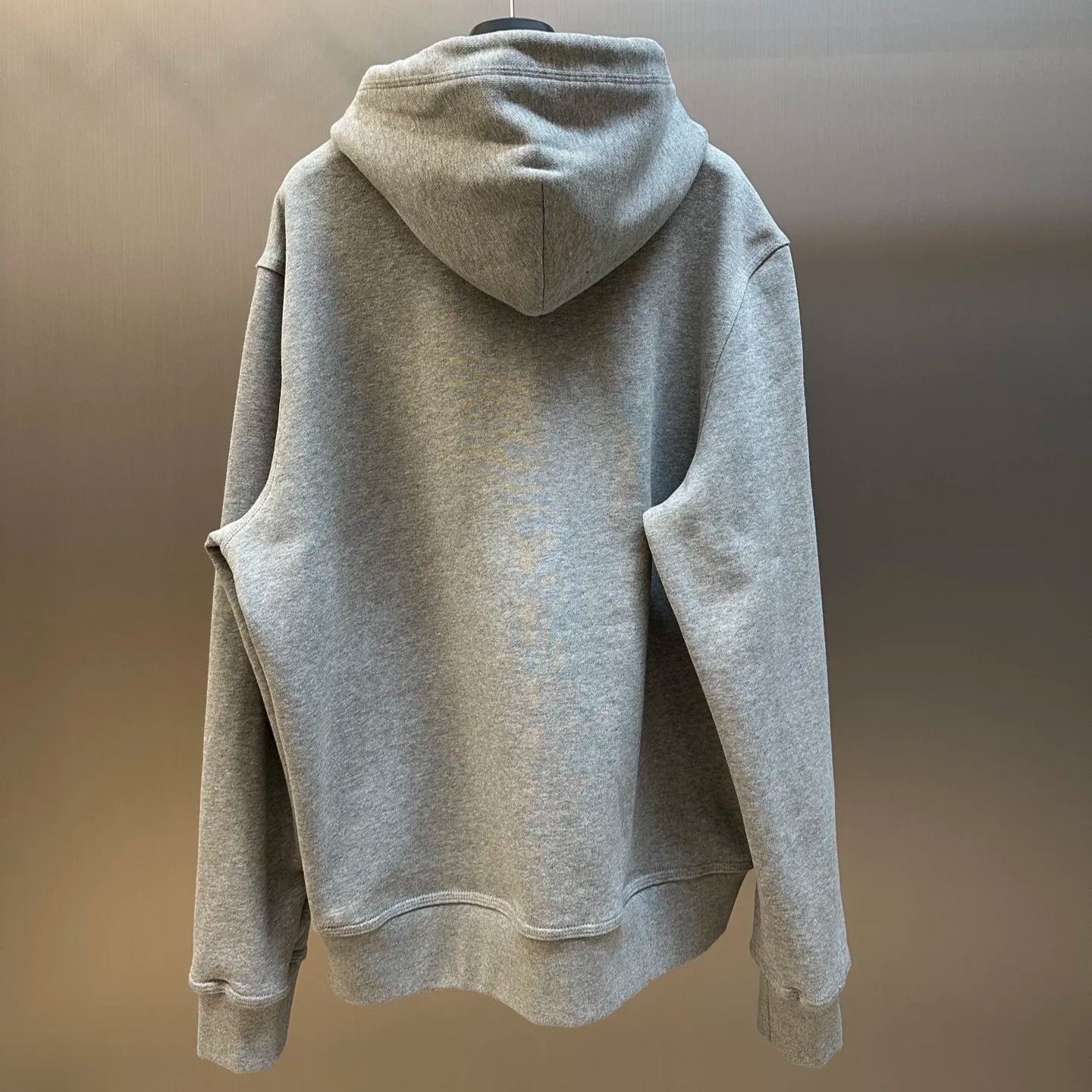 Burberry  Check Label Cotton Zip Hoodie in Black（81022761）