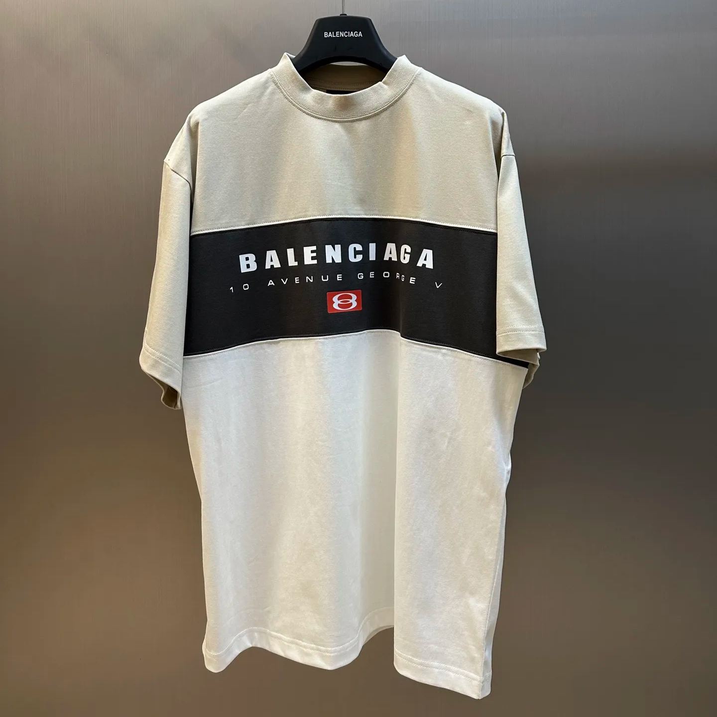 BALENCIAGAMen's Unity Sport T-shirt Large Fit in Heather Grey（744439TSVB11300）