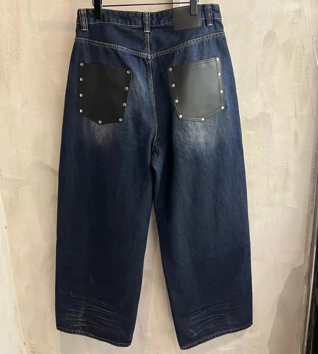 Acne Studios Super baggy fit jeans (B00370-838）