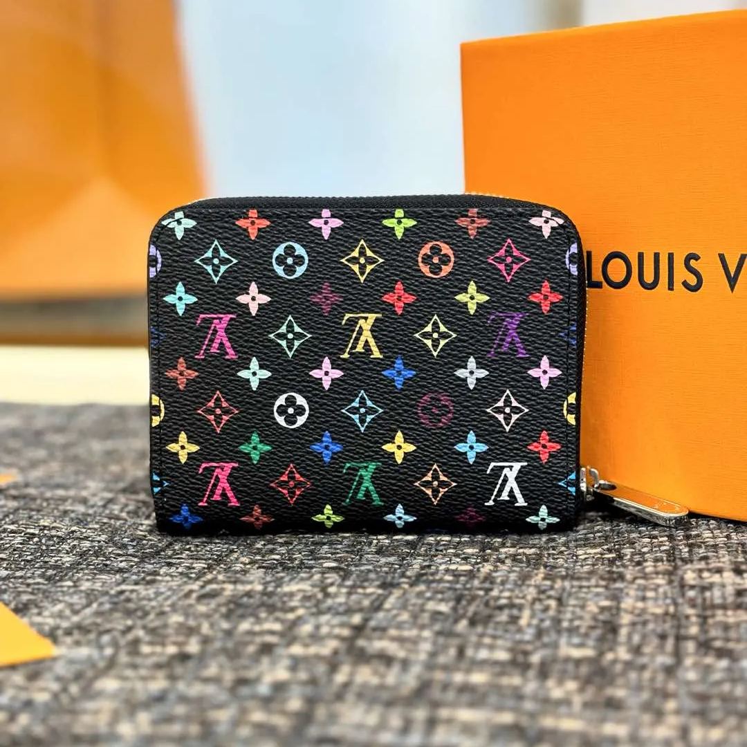 Louis Vuitton x Takashi Murakami Zippy Coin Purse Monogram "Multicolor"（M13409-bl）