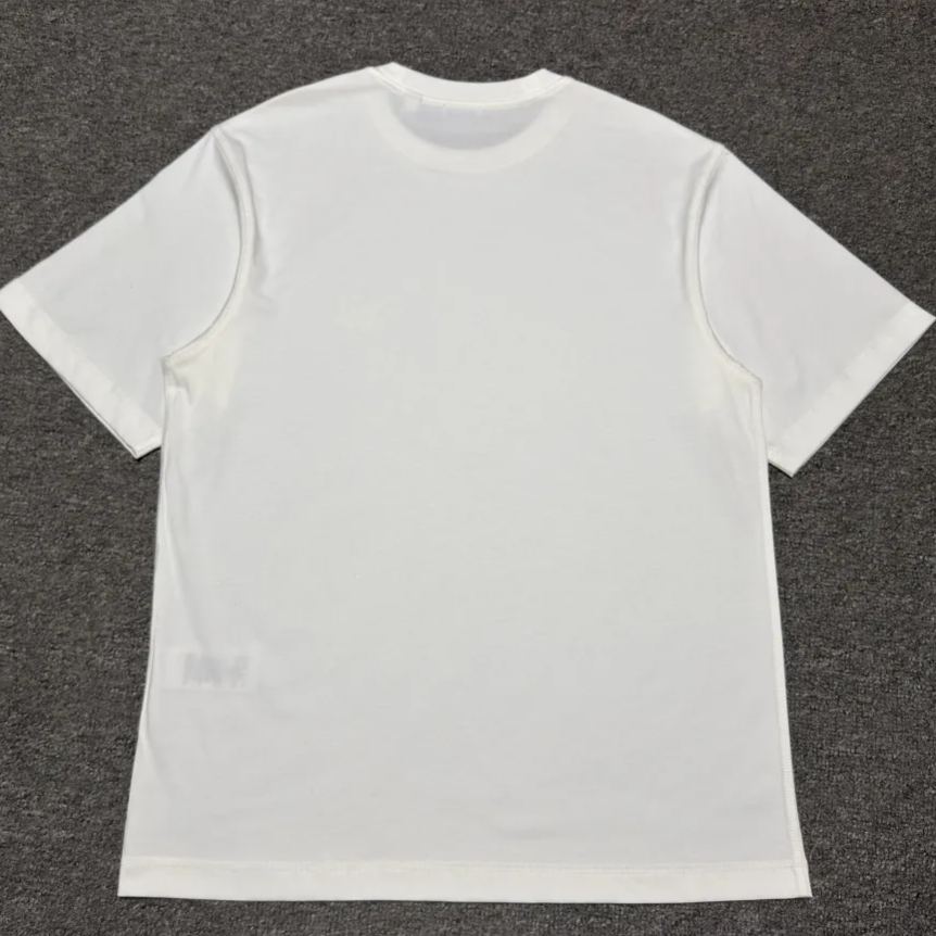 Burberry EKD Cotton T-shirt in Chalk（81024511）