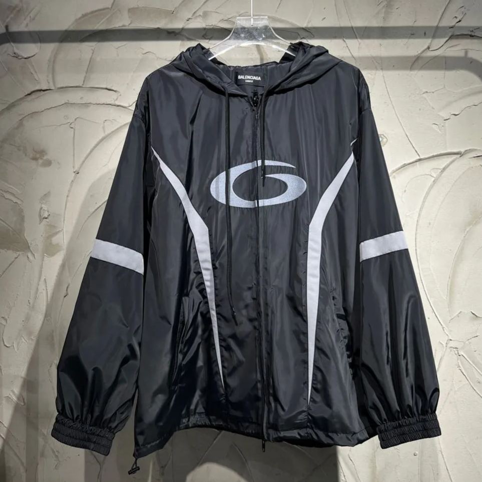 BALENCIAGA Loop Sports Icon Large Tracksuit Jacket（814393TRO311779）